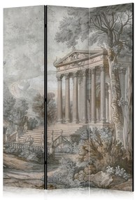 Parawan akustyczny Pejzaże 135x172 cm 3-częściowy szary ARTGEIST B