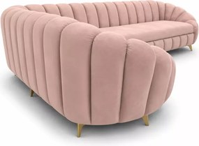 Narożnik Verno 310 × 210 cm, nowoczesny duży narożnik do salonu z przeszyciami