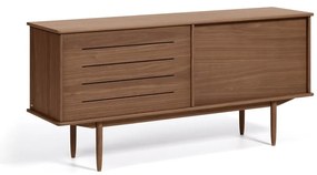 Komoda w dekorze drewna orzechowego Kave Home Carolin
