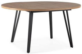 Okrągły rozkładany stół w naturalnym kolorze ø 120 cm Cleo – Marckeric