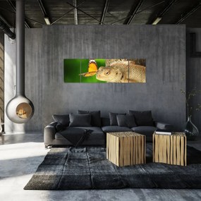Obraz - Jaszczurka (170x50 cm)
