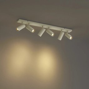 Nowoczesna lampa sufitowa beżowa 102 cm 6-punktowa regulowana - Renna