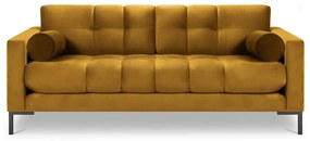 Żółta aksamitna sofa Cosmopolitan Design Bali