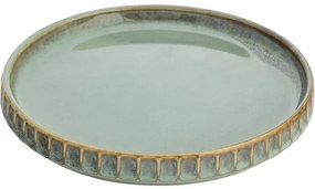 Altom Porcelanowy spodek Reactive Sage, 14 cm