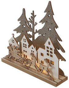 Świąteczna lampa stołowa LED,20 cm