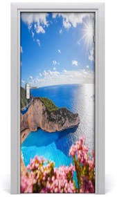 Naklejka na drzwi samoprzylepna Zakynthos Grecja