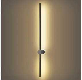 Brilagi - LED zewnętrzny kinkiet AURA LED/20W/230V 3000K IP54 antracyt