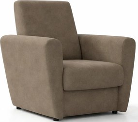 Brązowy skandynawski fotel wypoczynkowy A5-A98