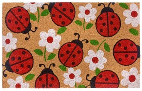 Wycieraczka z włókna kokosowego 75x45 cm Lady Beetle – Hanse Home