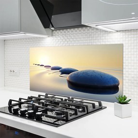 Szkło nad Blatem Harmonia Zen: Kamienie i Woda