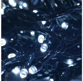 LED Zewnętrzny łańcuch bożonarodzeniowy 100xLED/8 funkcji 13m IP44 dzienna biel