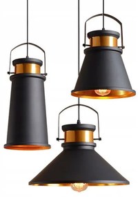 Lampa sufitowa ASTI ABC Czarna