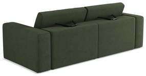 Zielona sofa modułowa 224 cm Kalea – Makamii