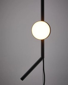 Czarna lampa stojąca LED ze ściemniaczem (wysokość 339 cm) Orey – Kave Home