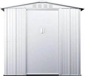 Wiata ogrodowa ze stali galwanizowanej LINUS w kolorze szarym – 2,36 m²