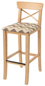 Pokrowiec na krzesło barowe Ingolf z tapicerowanym siedziskiem
