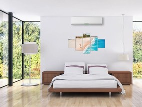 Obraz - Bieg na plaży (125x70 cm)