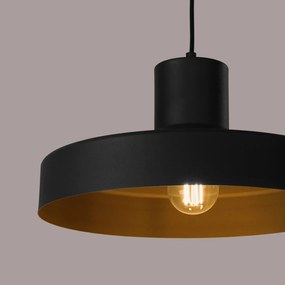 Lampa wisząca BILO czarna SOLLUX  LIGHTING