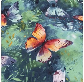 PrzytulneMieszkanie.pl PrzytulneMieszkanie.pl Pościel z mikrowłókna COLORFUL BUTTERFLY, kolorowa Rozmiar pościeli: 2 szt 70 x 90 cm | 200 x 220 cm