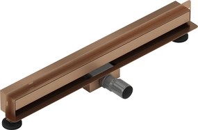 Mexen Flat Wall odpływ liniowy ścienny 2w1 70 cm, miedź szczotkowana - 1C30070