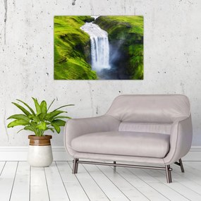 Obraz - Wodospad Skogafoss (70x50 cm)