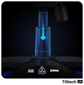 Fotel gamingowy Diablo X-One 2.0 King Size, Aqua Blue