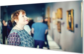 Szklany Panel Grupa Ludzi