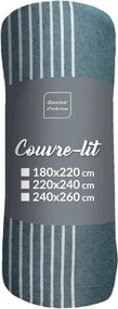 Niebieska narzuta 220x240 cm Adele – douceur d'intérieur