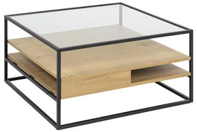 Stolik konferencyjny ZEIN dąb/czarny