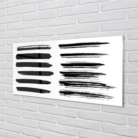 Panel Szklany Artystyczne Pociągnięcia Pędzlem