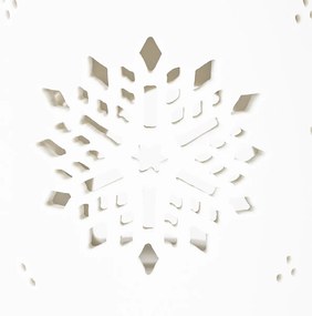 Porcelanowy kominek zapachowy Snow flower biały, 8,5 x 12 cm