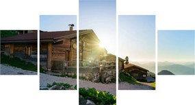 Obraz - Poranek w Alpach, Tyrol (125x70 cm)