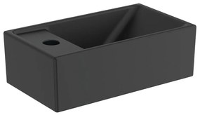 Ceramiczna umywalka w kolorze matowej czerni 37x21 cm i.Life S – Ideal Standard