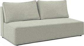 Sofa z Funkcją Spania MAVIA Szara Boucle Nowoczesna