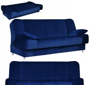 Wersalka kanapa sofa tapczan rozkładana Sara Family meble granatowa