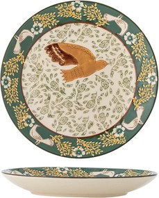 Zielony kamionkowy talerz deserowy ø 16 cm Hezha – Bloomingville