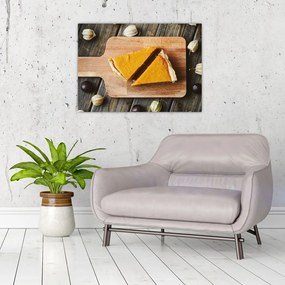 Obraz na szkle - Ciasto dyniowe (70x50 cm)