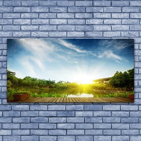 Obraz na płótnie Spokojna Tafla Jeziora