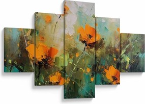 Obraz - Kwiaty (125x70 cm)