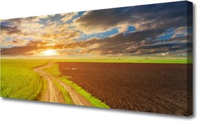 Obraz canvas Horyzont nad Złotym Polem