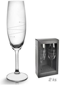Kieliszki do szampana zestaw 2 szt. 220 ml – Orion