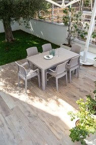 DAVIDE stół plastikowy, szary