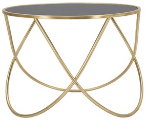Okrągły stolik ze szklanym blatem ø 60 cm Ring – Mauro Ferretti