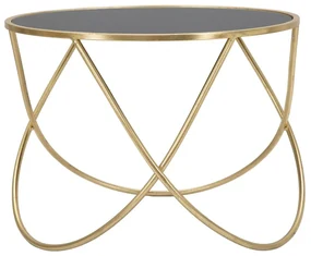 Okrągły stolik ze szklanym blatem ø 60 cm Ring – Mauro Ferretti