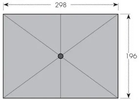ALU WOOD 3 x 2 m - automatyczny parasol uchylny z ochroną ULTRA UV : Substancja Desen - 846