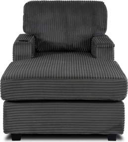 Fotel Wypoczynkowy Sofa NEO Szary Sztruksowy Nowoczesny