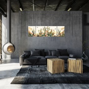 Obraz - Pustynia, akwarela (170x50 cm)