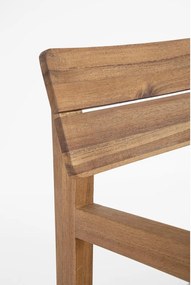 Drewniane krzesło ogrodowe w naturalnym kolorze Rodano – Bizzotto