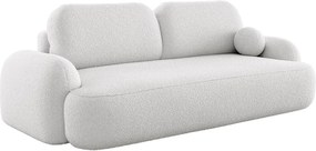 BEDANTE SOFA MOLLY z funkcją spania TERRA FROTTE 00 Biały z pojemnikiem na pościel, sofa do salonu, kanapa, sofa rozkładana, sofa z pojemnikiem, wersalka