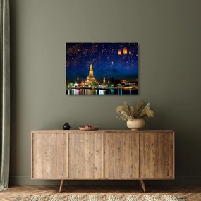 Obraz na szkle - Lampiony szczęścia, Bangkok (70x50 cm)